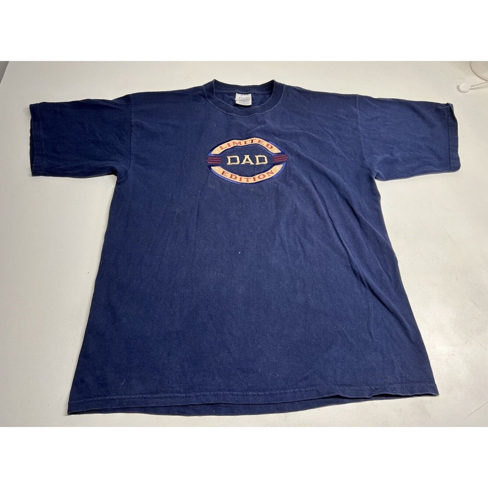 Y2K Limited Edition DAD T-Shirt Blue XL Fathers Day